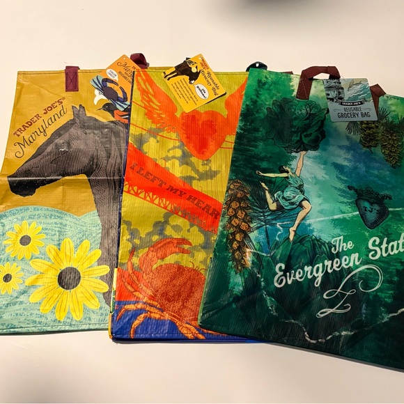 12 Trader Joe’s Reusable Grocery Bags Set